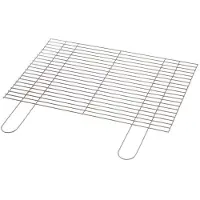 Mustang grillrist med 2 håndtak 60x40 cm / grillrist rustfritt stål / grillnett stor