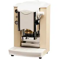 Faber Slot Inox ESE Pad espressomaskin Elfenben Hvit Sølv