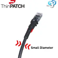 PatchSee patchkabel ThinPatch FTP CAT 6a svart 1,2 m