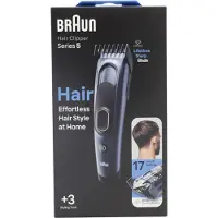 Braun Evinizde saçinizi zahmetsizce kesin ve sekillendirin: Ultra keskin biçaklar uzunlugu ve kalinligi nasil olursa olsun evde saç düzeltmeyi hizli ve kolay hale getirir. 17 uzunluk: 2 tarak arasind
