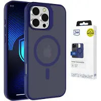 3mk Protection 3mk Smoke MagCase for iPhone 16 Pro - blå-gjennomskinnelig