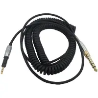 24hShop Lydkabel til Audio Technica ATH-M50X / ATH-M40X 6,35+3,5mm til 2,5mm - 1,5-5m