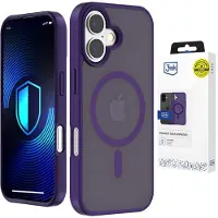 3mk Protection 3mk Smoke MagCase for iPhone 16 - lilla-gjennomskinnelig