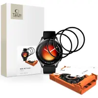 Tech-Protect Easy Set Flex+ 3-pakning hybridglass for Xiaomi Watch 5 - Svart
