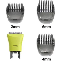 24hShop Trimmerhode og kammer for Philips QP2520 QP2630 QP65 QP66-serien