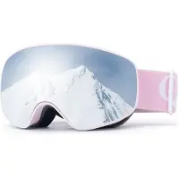 Qunature Rosa skibriller for barn (medium/stor barneversjon)