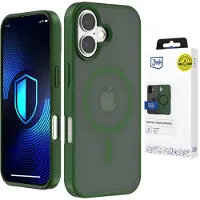 3mk Protection 3mk Smoke MagCase for iPhone 16 - grønn-gjennomskinnelig