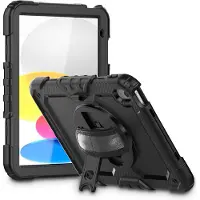 Tech-Protect Solid360-etui for iPad 10,9" 2022 - Svart