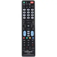 24hShop Universell fjernkontroll for LG TV - kompatibel med LED, LCD, HDTV og 3DTV