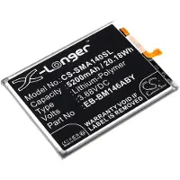 24.Se Batteri for SmartPhone, Mobil for Samsung Galaxy M14, Galaxy M14 5G, SM-M146B/N og andre.