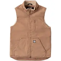 West Coast Choppers Sherpa Lined Canvas Vest