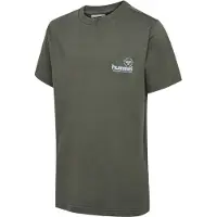 Hummel T-skjorte - HmlJr Reg Grafikk - Castor Grå - - 9-10 år (134-140) - T-skjorte