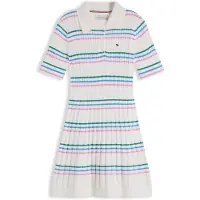 Tommy Hilfiger Kjole - Polo - Ivory Silke - - 12 år (152) - Kjole