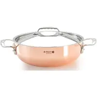 De Buyer Prima Matera, 5 L, Kobberfarge, Kobber, Rustfritt stål, Rustfritt stål, Rustfritt stål, 27,9 cm