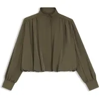 BOSS for woman. 50563118 Jolea olive green jacket (34), Casual, Polyester