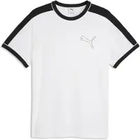 Puma T7 Love Of The Cat Ringer Tee Men, Clothing, White, XS
