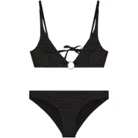 Emporio Armani for woman. EW003390_AF20255 Black Lurex Bikini (XL), Beachwear, Polyamide