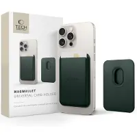 Tech-Protect MagWallet Magsafe-etui med universal magnetisk kort- eller ID-holder - grønn