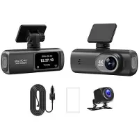 Torribaly V22 Driving Recorder HD 4K Front & Rear Dual Recording Mobile Phone Interconnection Driving Track Vehicle Recorder B