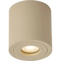 QAZQA Moderne takspot Taupe GU10 50mm IP44 - Capa
