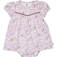 Müsli Kjolebody k/e - Prairie Puff - Blomst/Tofu/Pekannøtter - - 68 - Kortermet body