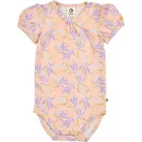 Müsli Body k/e - Peony Puff - Peach/Blomst/Dream - - 1½ år (86) - Kortermet body