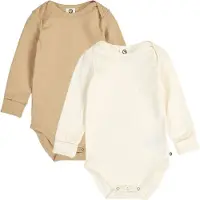 Müsli Bodyer I/e - Cozy Meg - 2-pack - Safari/Tofu - - 2 år (92) - Langermet Body