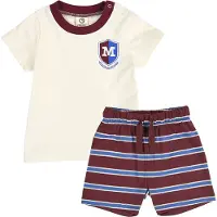 Müsli Shorts Sett - Klubbhus - Russet/Azurblå Blue/Tofu - - 2 år (92) - Shorts