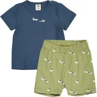 Müsli Shorts Sett - T-skjorte/Shorts - Bff - Spring/Navy/Tofu - - 1 år (80) - Shorts