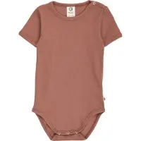 Müsli Body k/e - Rib - Cozy Meg - Pekannøtt - - 74 - Kortermet body