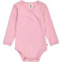 Müsli Body I/e - Rib - Mild Picot - Nektar - - 1 år (80) - Langermet Body