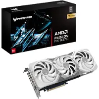 Acer Predator BiFrost Radeon RX 9070 OC 16 GB hvit utgave, Radeon RX 9070, 16 GB, GDDR6, 256 bit, 7680 x 4320 piksler, PCI Express x16 5.0