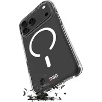 Puro Impact Clear D3O TPU+PC-etui kompatibelt med MagSafe for iPhone 17 Pro - gjennomsiktig