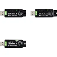 Semoic 3X Waveshare Industrial Grade USB to TTL Converter CH343G Serial Port Conversion Module Support 5V/3.3V