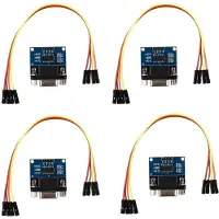Jojomino MAX3232 RS232 Serial Port to TTL Converter Module DB9 Connector with 16 Jump Cables