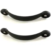 Melitt 2PCS Black Boat Handle Boat Luggage Side Mount Carry Handles for Kayak Canoe Fishing Tools Boat Accessories