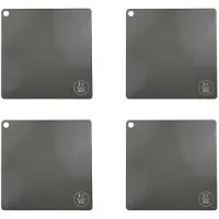 Melitt 4X Induction Cooktop Mat Nonslip Induction Cook Top Pad Silicone Heat Insulated Mat Reusable Refrigerators and Ovens B