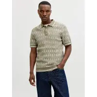 Jack & Jones Bluzack Structure Knit Kortermet Poloskjorte