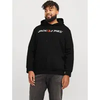 Jack & Jones Corp Old Logo Plus Size Hettegenser