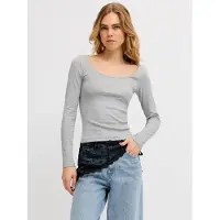 JJXX Star U-neck Langarmet T-skjorte
