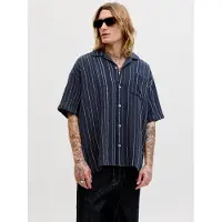 Jack & Jones Ebradley Striped Resort Kortarmet Skjorte