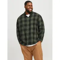 Jack & Jones Gingham Plus Size Skjorte Med Lange Ermer