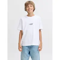 Jack & jones T-skjorte - Noos - JjeSoho - Hvit m. Logo - - 14 år (164) - T-skjorte