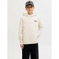 Jack & Jones Hettegenser - JorNørrebro - Antique White - - 16 år (176) - Hettegenser