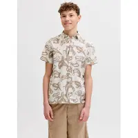 Jack & Jones Skjorte - JorMontauk - Bright White - - 10 år (140) - Skjorte