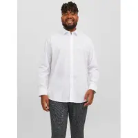 Jack & Jones Joe Plain Plus Size Skjorte Med Lange Ermer