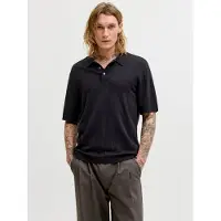 Jack & Jones Blawilliam Structure Knit Kortermet Poloskjorte