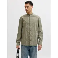 Jack & Jones Esummer Linen Blend Band Skjorte Med Lange Ermer