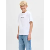 JACK&JONES JUNIOR T-skjorte - Noos - JorNørrebro - Bright White m. Lo - - 8 år (128) - T-skjorte