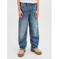Jack & Jones Jeans - JjiAlex - Baggy - Blue Denim - - 11 år (146) - Jeans